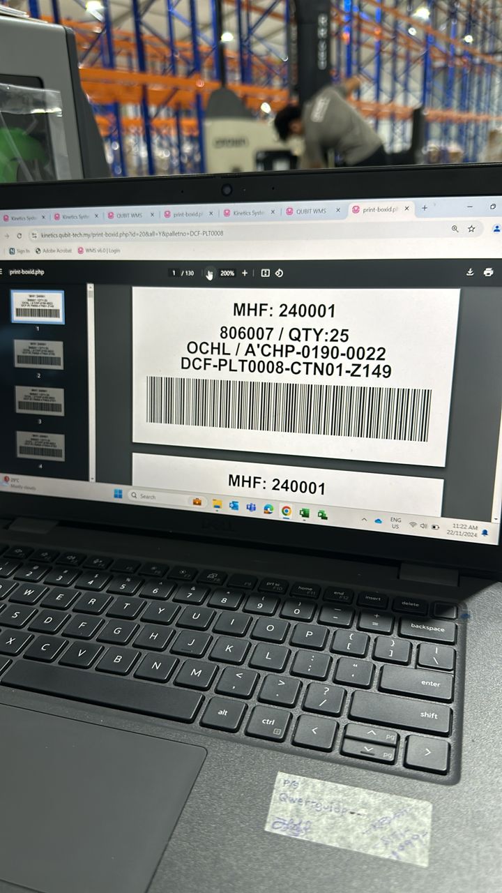 Kinetics Systems Malaysia Sdn. Bhd. Warehouse